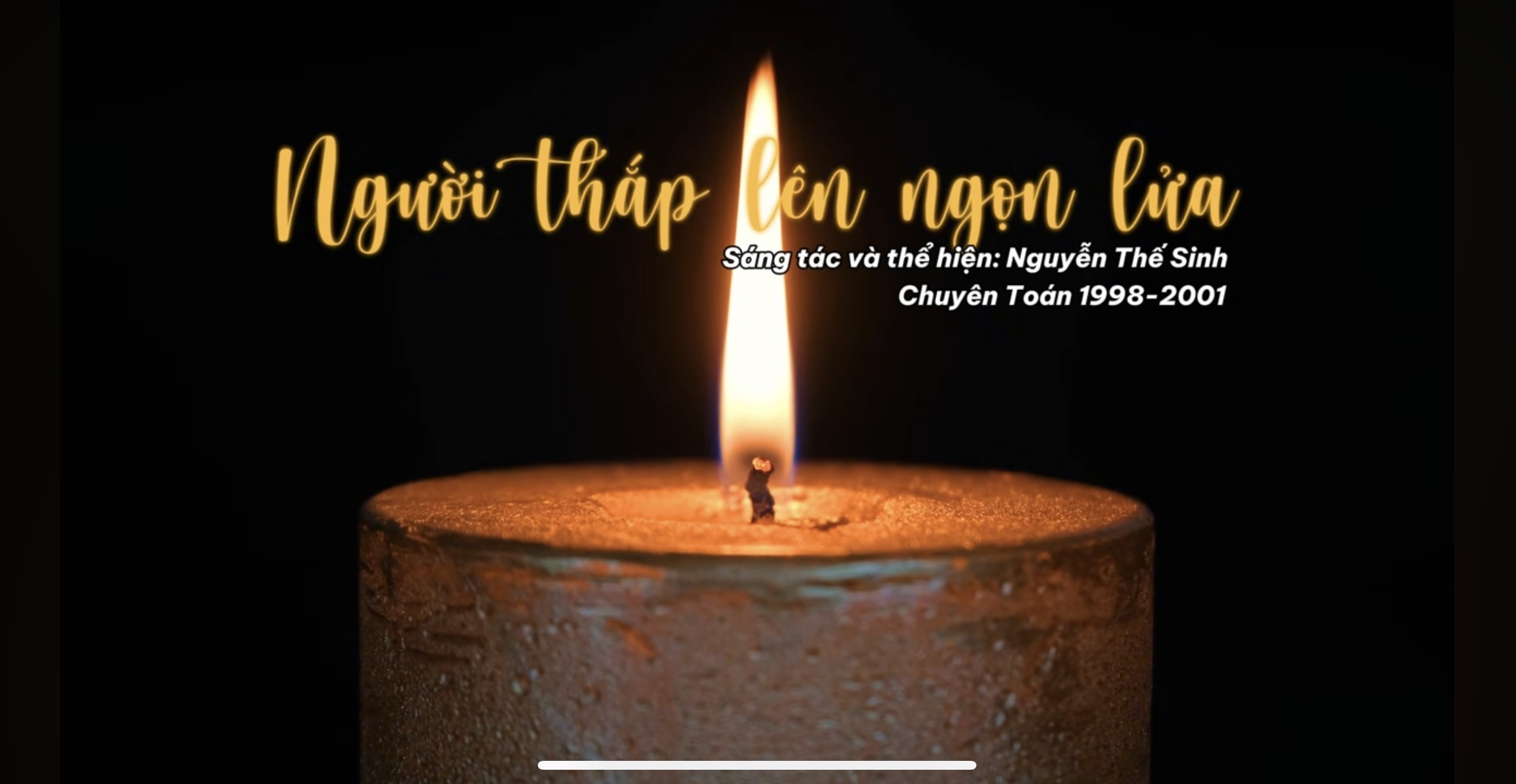 [ALbum Nhớ mãi một thời - VOL.02] NGƯỜI THẮP LÊN NGỌN LỬA