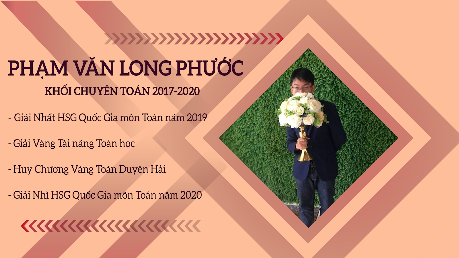 Hành trình chinh phục đỉnh cao của cậu học sinh chuyên Toán