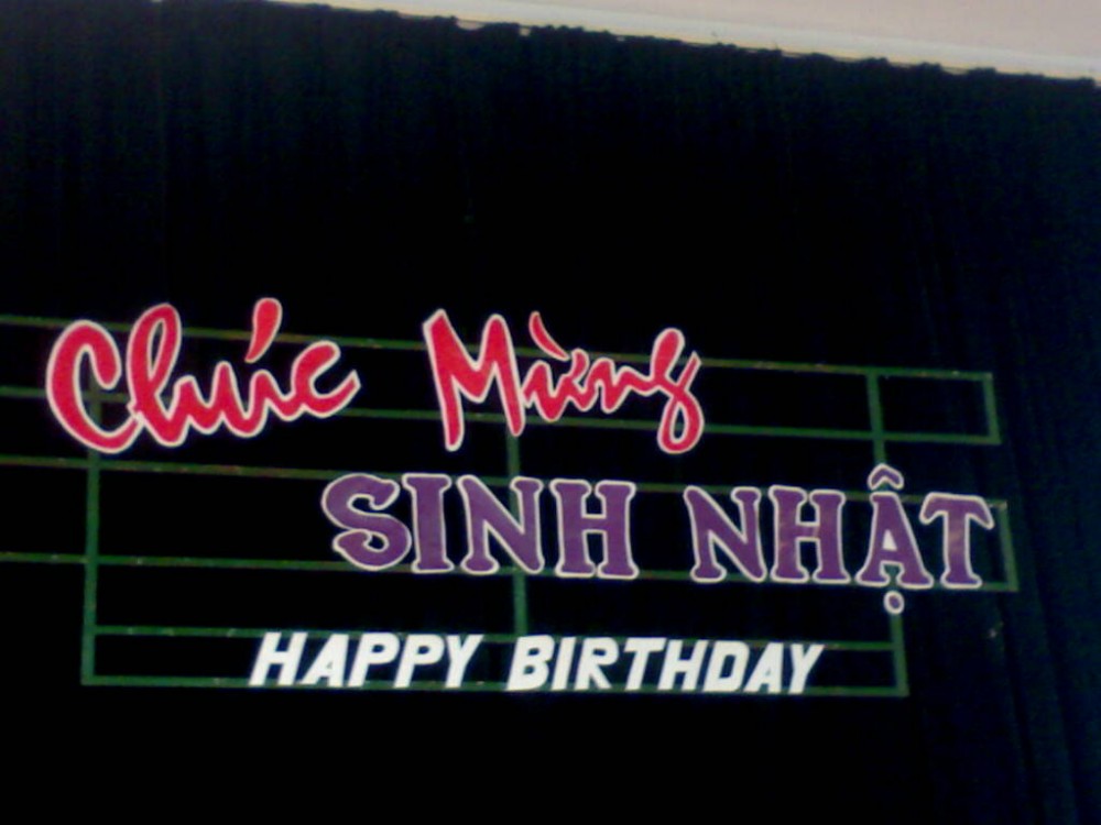 Chúc mừng sinh nhật tháng 9/2009